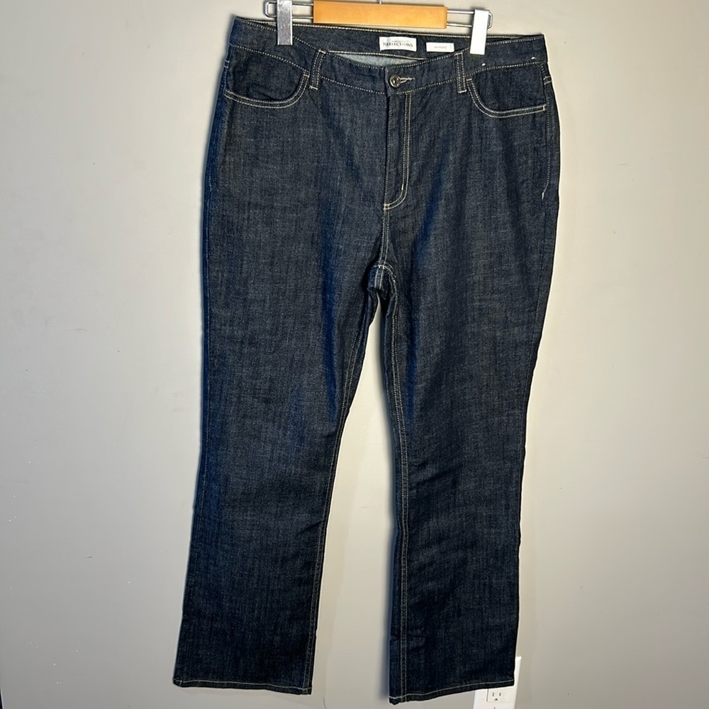 NWOT Northern Reflections Weekend Dark Wash Jeans Straight Leg Women's Size 14R